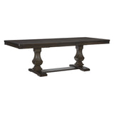 Southlake Wire Brushed Rustic Brown Dining Table by Homelegance at Eve Furniture