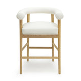 Spara Performance Vegan Leather Counter Stool by TOV Furniture at Eve Furniture
