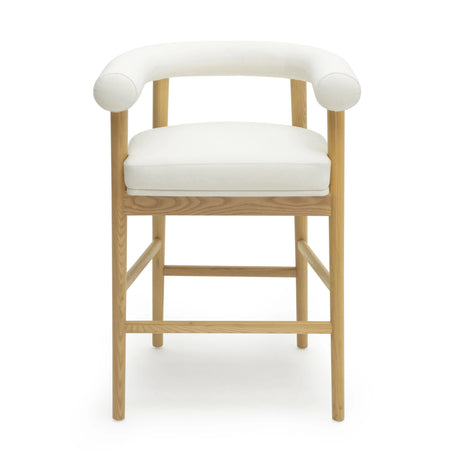 Spara Performance Vegan Leather Counter Stool by TOV Furniture at Eve Furniture
