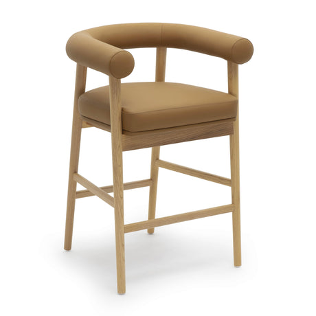 Spara Performance Vegan Leather Counter Stool by TOV Furniture at Eve Furniture