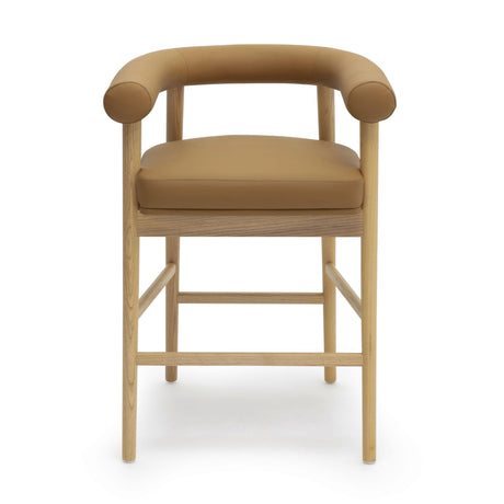 Spara Performance Vegan Leather Counter Stool by TOV Furniture at Eve Furniture