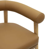 Spara Performance Vegan Leather Counter Stool by TOV Furniture at Eve Furniture