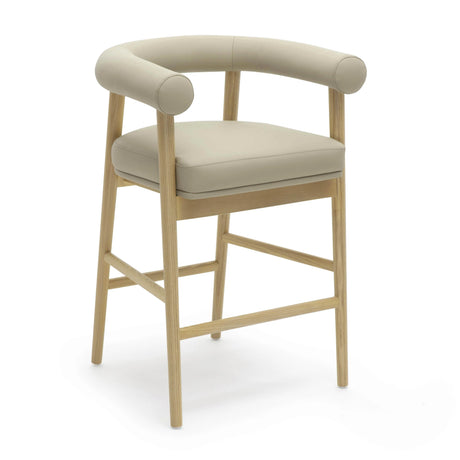 Spara Performance Vegan Leather Counter Stool by TOV Furniture at Eve Furniture