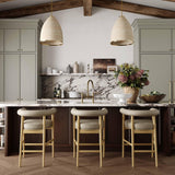 Spara Performance Vegan Leather Counter Stool by TOV Furniture at Eve Furniture