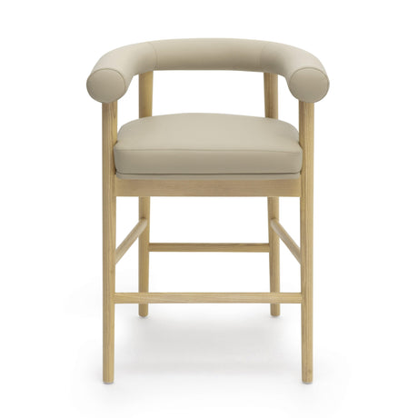 Spara Performance Vegan Leather Counter Stool by TOV Furniture at Eve Furniture