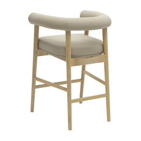 Spara Performance Vegan Leather Counter Stool by TOV Furniture at Eve Furniture