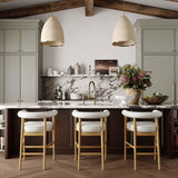 Spara Performance Vegan Leather Counter Stool by TOV Furniture at Eve Furniture