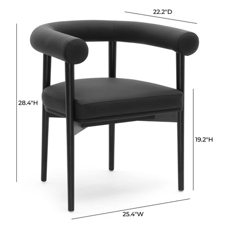Spara Performance Vegan Leather Dining Chair by TOV Furniture at Eve Furniture