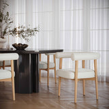 Spara Performance Vegan Leather Dining Chair by TOV Furniture at Eve Furniture
