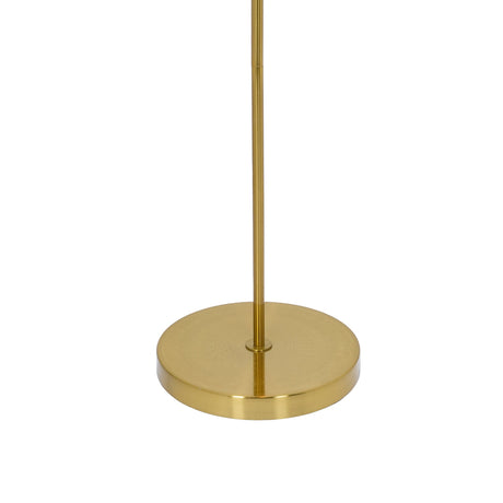 Spectra Floor Lamp - Gold outer and White inner by Ashcroft Imports at Eve Furniture