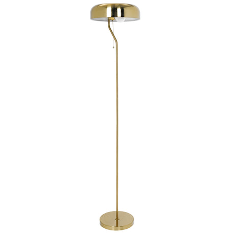 Spectra Floor Lamp - Gold outer and White inner by Ashcroft Imports at Eve Furniture