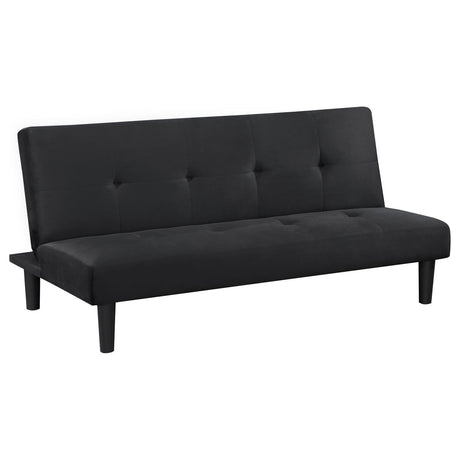 Stanford Multipurpose Black Upholstered Tufted Convertible Sofa Bed by Coaster at Eve Furniture