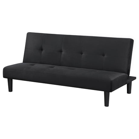 Stanford Multipurpose Black Upholstered Tufted Convertible Sofa Bed by Coaster at Eve Furniture