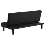Stanford Multipurpose Black Upholstered Tufted Convertible Sofa Bed by Coaster at Eve Furniture