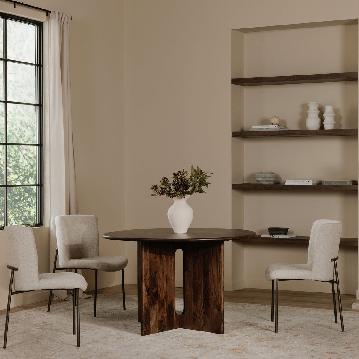 Stanley Dark Brown Dining Table by Moe's Home at Eve Furniture
