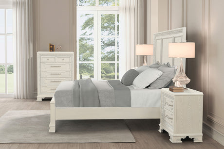 Stella Mia Creamy White Queen Bed by Furniture of America at Eve Furniture
