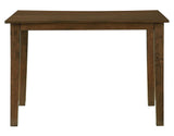 Joplin Walnut Finish 5-Piece Counter Height Set