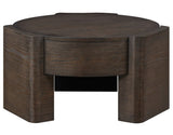 Salina 32.5″ Round Coffee Table Castered