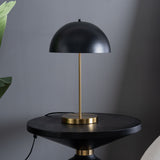 Stratos Table Lamp - Black outer - White inner by Ashcroft Imports at Eve Furniture