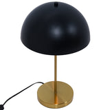 Stratos Table Lamp - Black outer - White inner by Ashcroft Imports at Eve Furniture