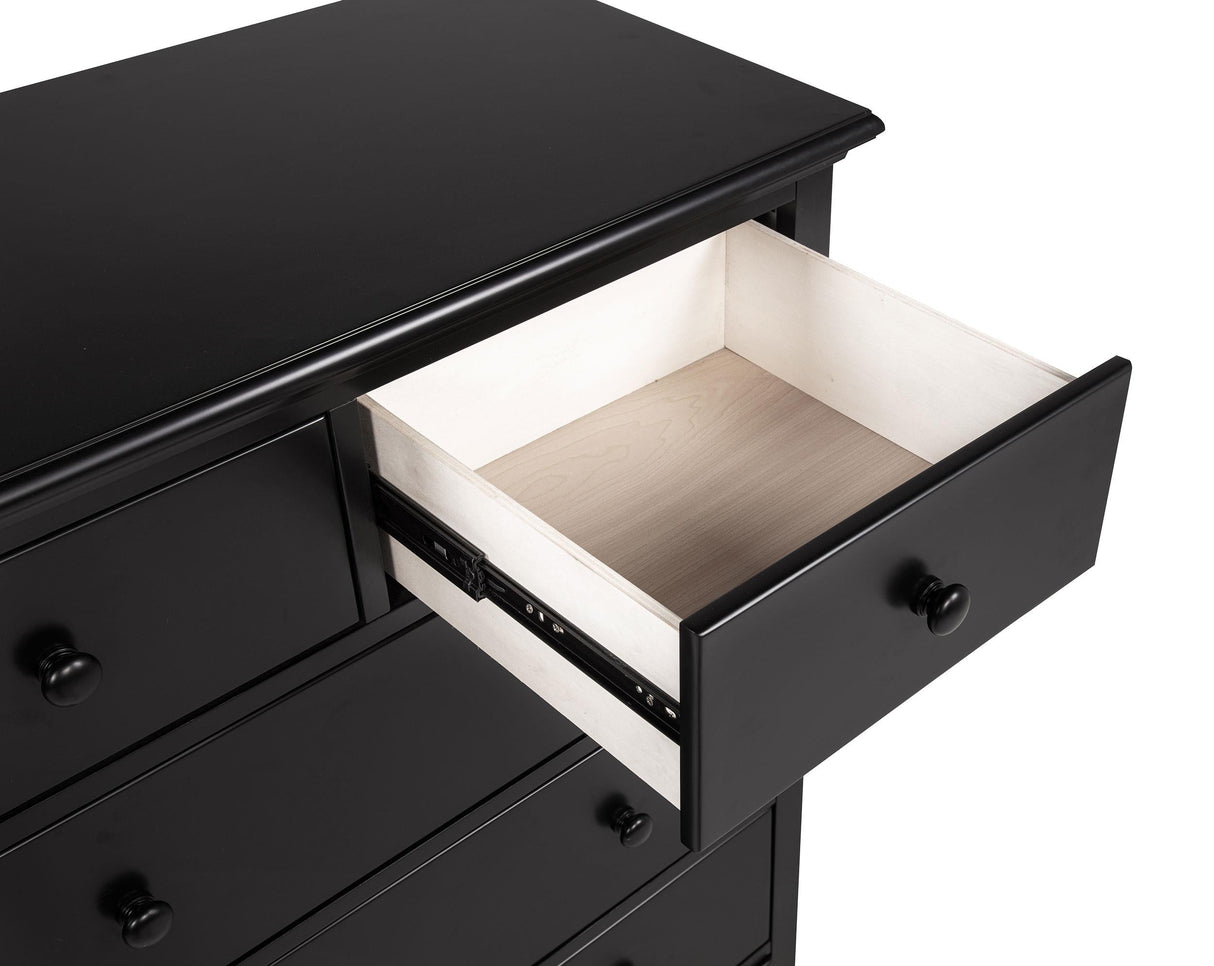 Sumerlin 6-drawer Bedroom Chest of Drawers Black by Coaster at Eve Furniture