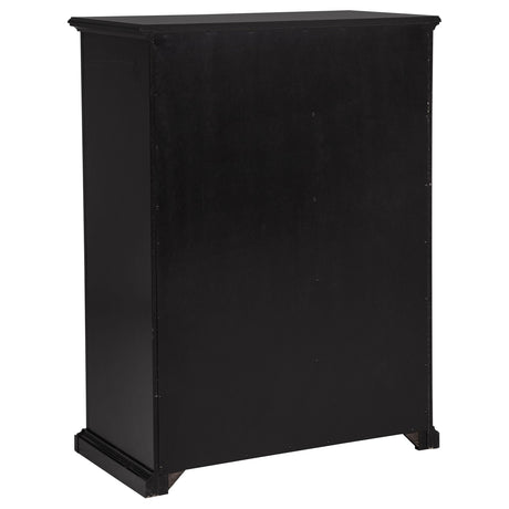 Sumerlin 6-drawer Bedroom Chest of Drawers Black by Coaster at Eve Furniture