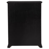 Sumerlin 6-drawer Bedroom Chest of Drawers Black by Coaster at Eve Furniture