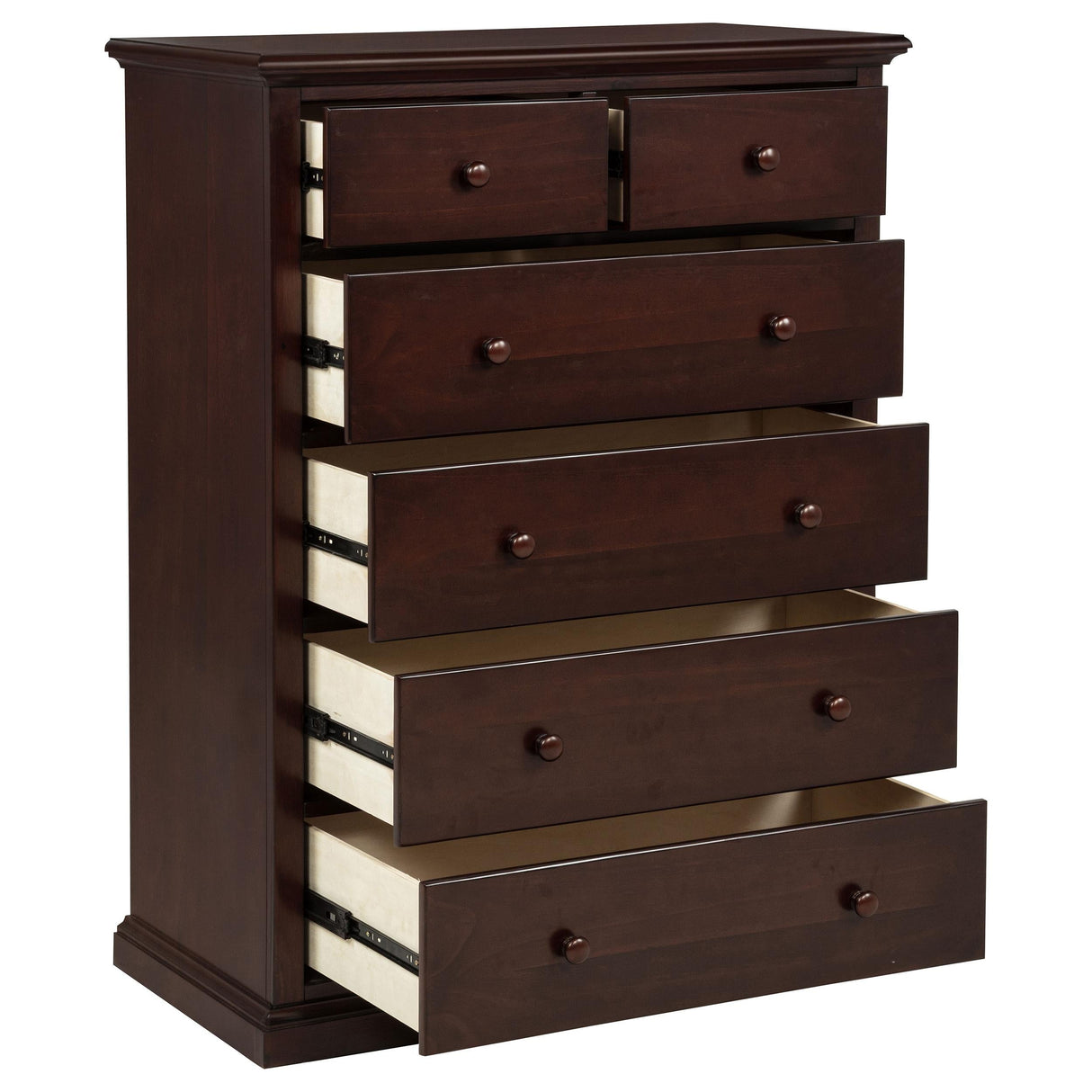 Sumerlin 6-drawer Bedroom Chest of Drawers Cappuccino by Coaster at Eve Furniture