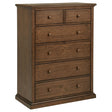 Sumerlin 6-drawer Bedroom Chest of Drawers Medium Brown by Coaster at Eve Furniture