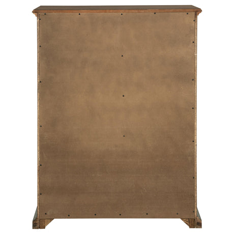 Sumerlin 6-drawer Bedroom Chest of Drawers Medium Brown by Coaster at Eve Furniture