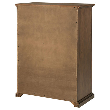 Sumerlin 6-drawer Bedroom Chest of Drawers Medium Brown by Coaster at Eve Furniture