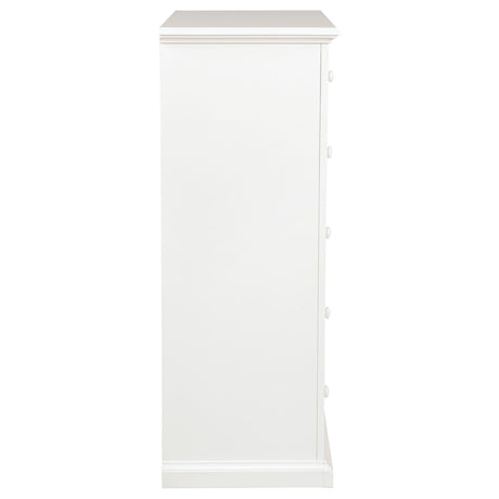 Sumerlin 6-drawer Bedroom Chest of Drawers White by Coaster at Eve Furniture