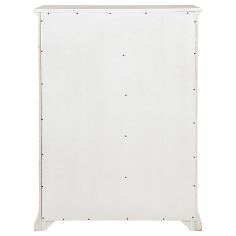 Sumerlin 6-drawer Bedroom Chest of Drawers White by Coaster at Eve Furniture