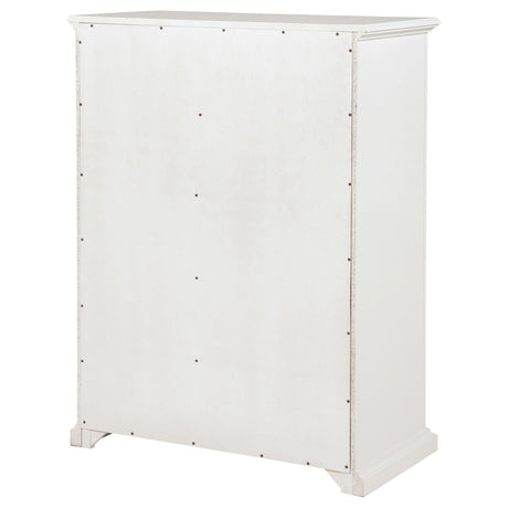 Sumerlin 6-drawer Bedroom Chest of Drawers White by Coaster at Eve Furniture