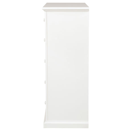 Sumerlin 6-drawer Bedroom Chest of Drawers White by Coaster at Eve Furniture