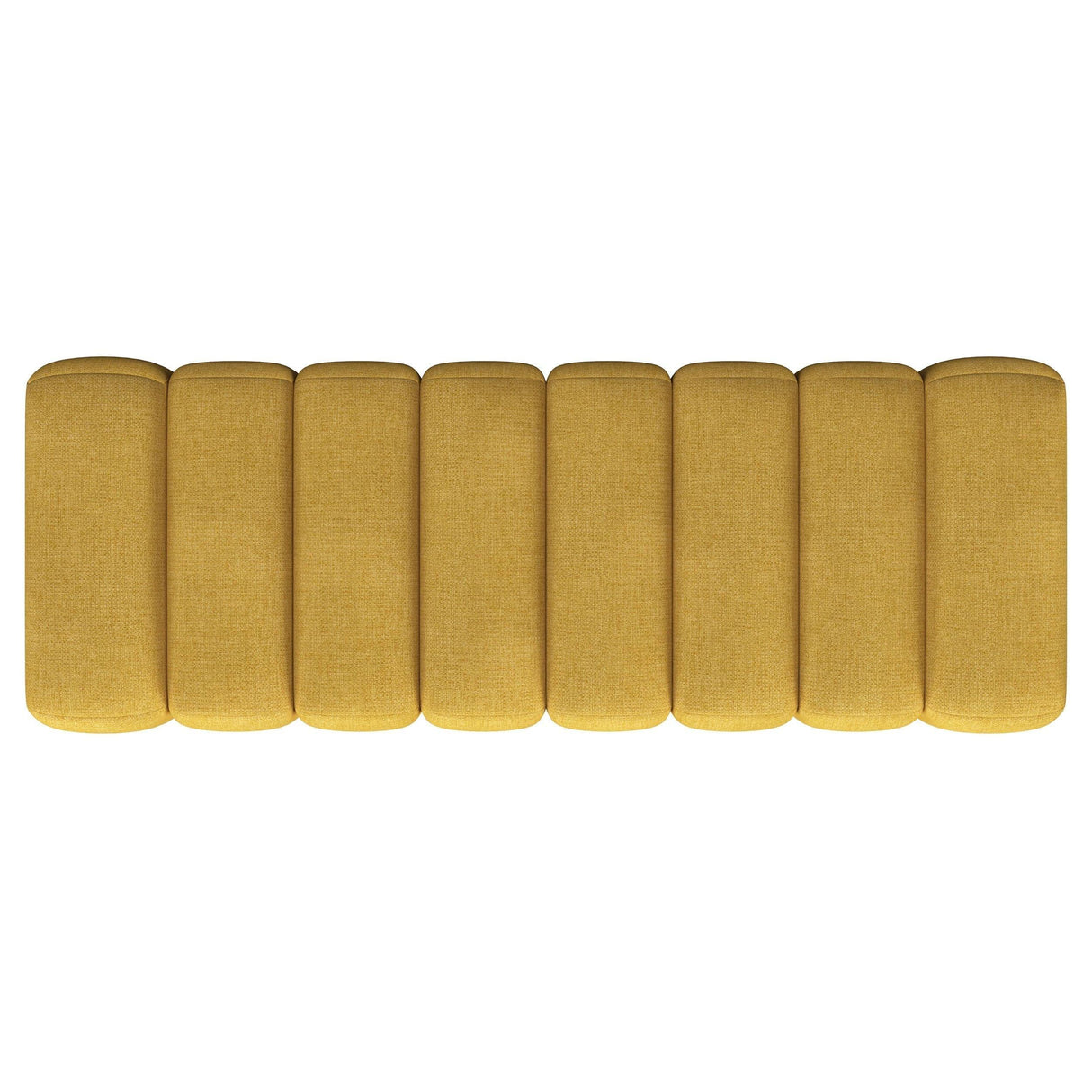 Summer Mustard Yellow Upholstered Channel Tufted Accent Bench by Coaster at Eve Furniture