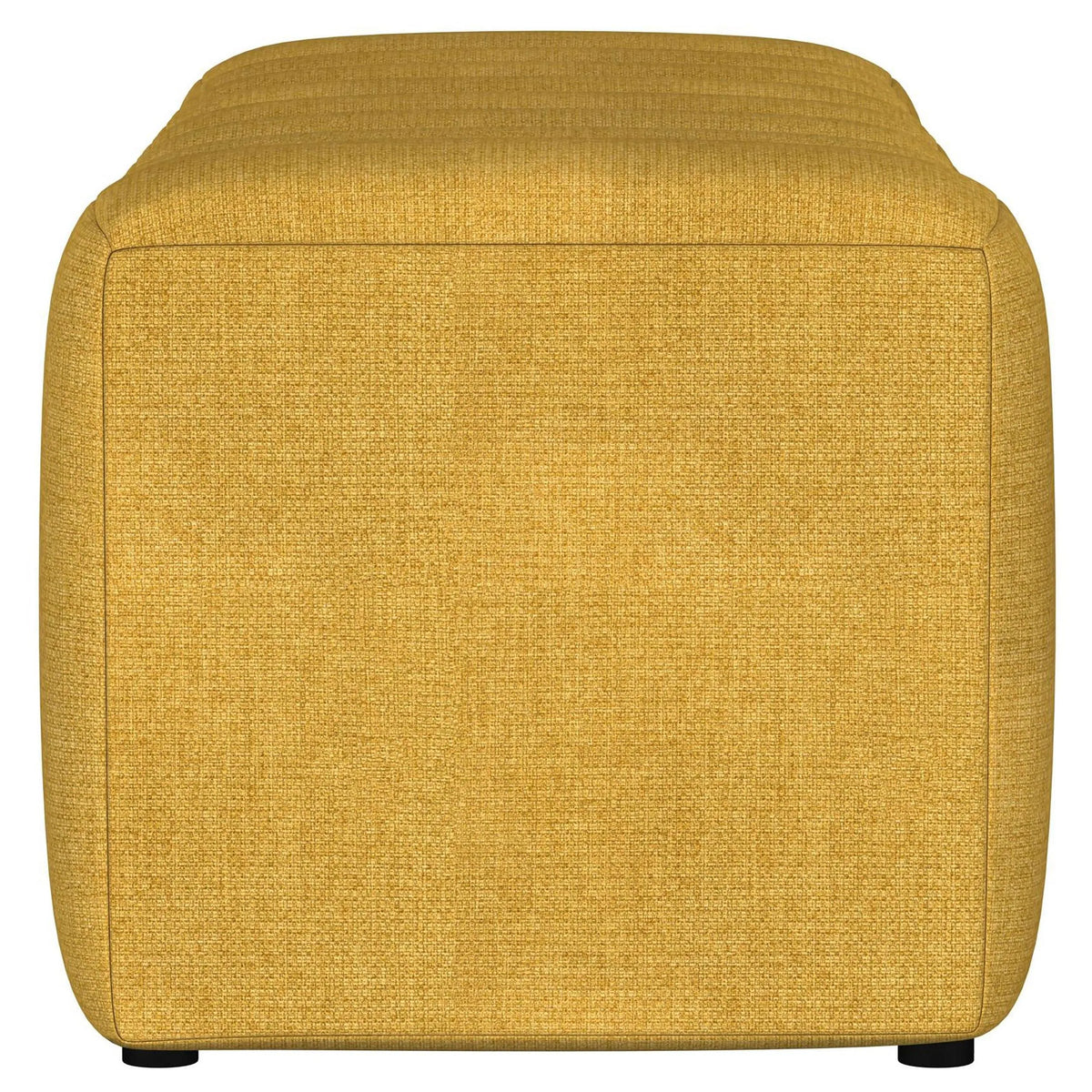 Summer Mustard Yellow Upholstered Channel Tufted Accent Bench by Coaster at Eve Furniture