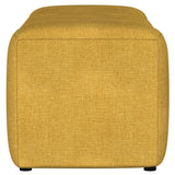 Summer Mustard Yellow Upholstered Channel Tufted Accent Bench by Coaster at Eve Furniture