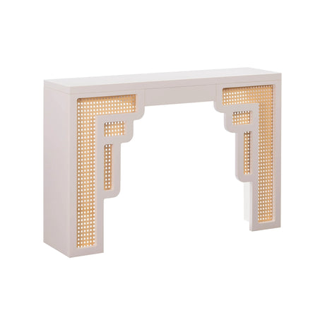 Suzie Rattan Console Table by TOV Furniture at Eve Furniture