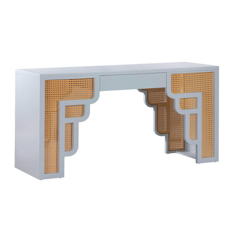 Suzie Rattan Executive Desk by TOV Furniture at Eve Furniture