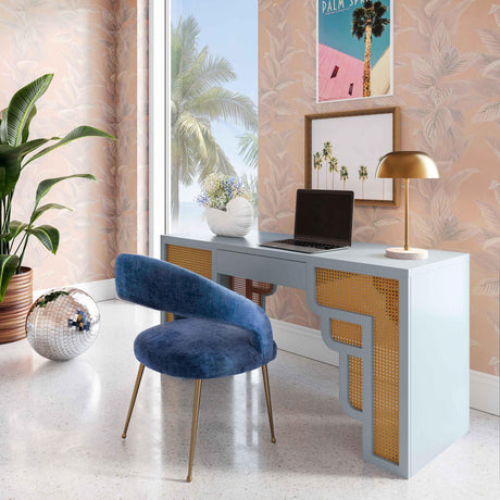Suzie Rattan Executive Desk by TOV Furniture at Eve Furniture