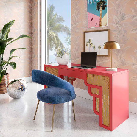 Suzie Rattan Executive Desk by TOV Furniture at Eve Furniture
