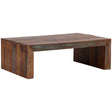 Sylvan Coffee Table, Distressed Medium Brown by Dovetail at Eve Furniture