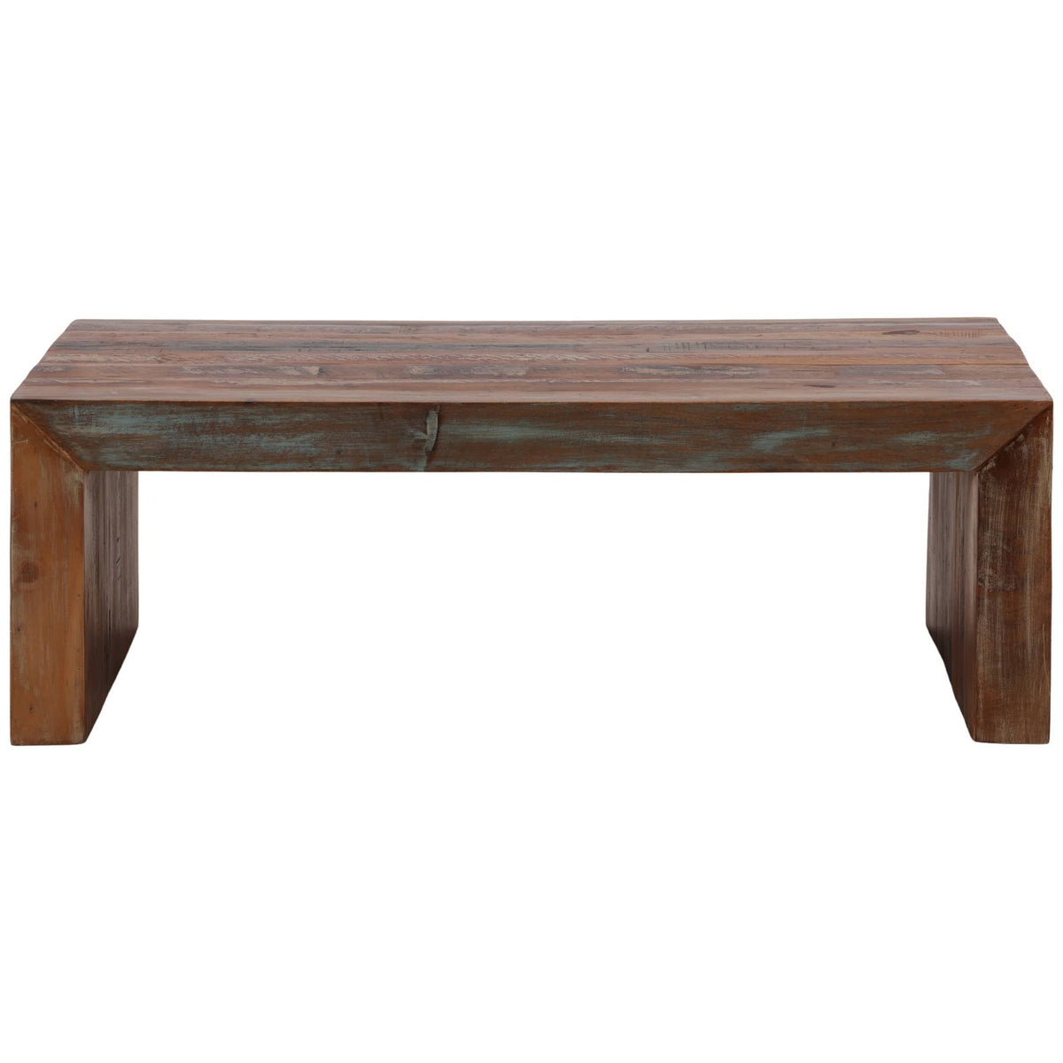 Sylvan Coffee Table, Distressed Medium Brown by Dovetail at Eve Furniture