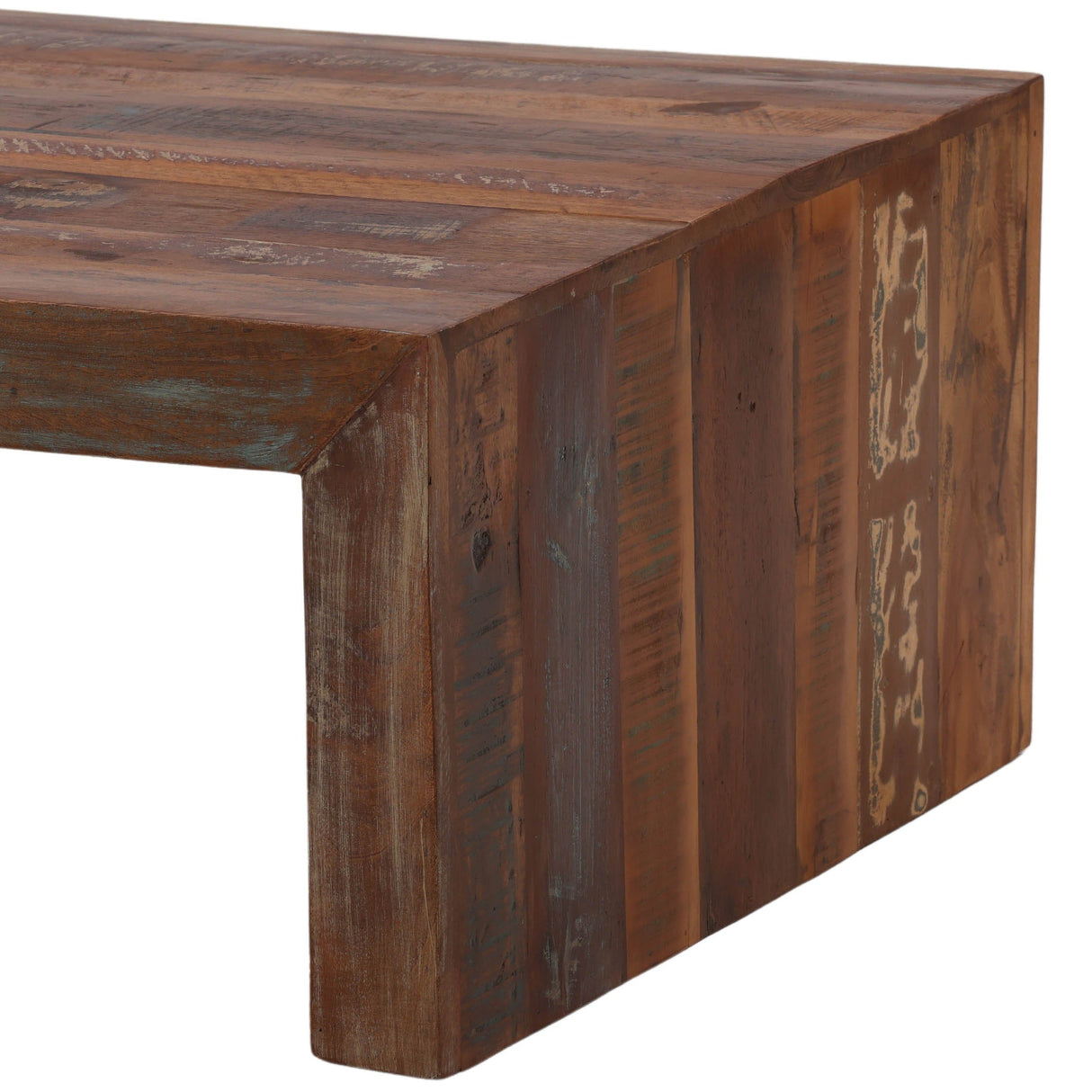 Sylvan Coffee Table, Distressed Medium Brown by Dovetail at Eve Furniture