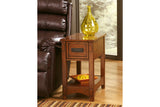 Breegin Brown Chairside End Table