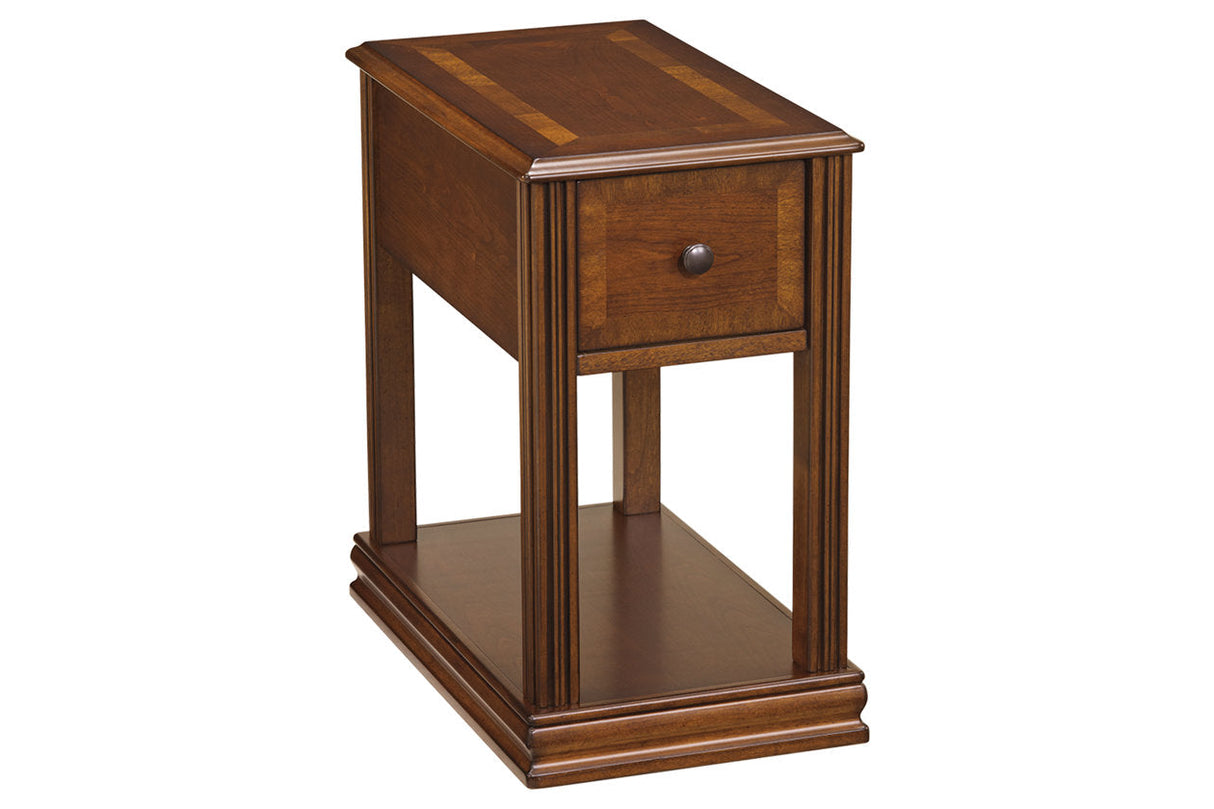 Breegin Brown Chairside End Table