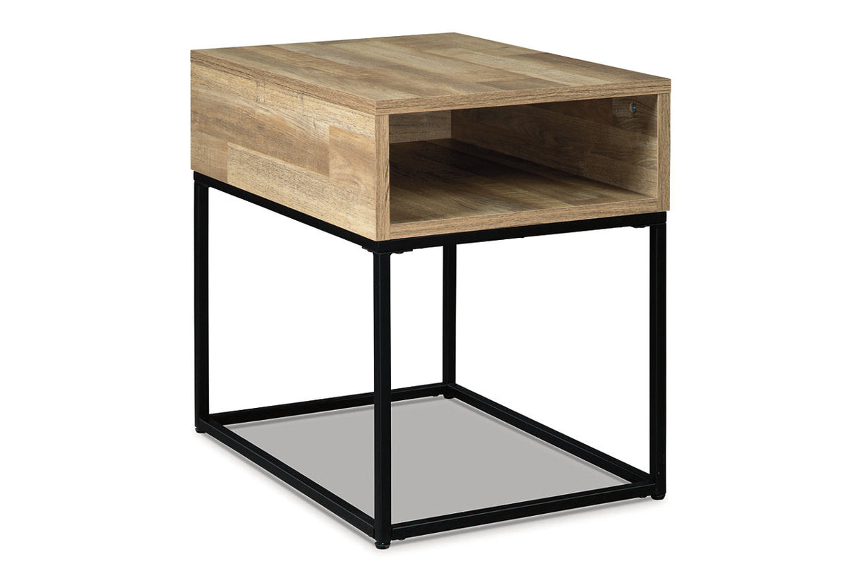 Gerdanet Natural Coffee Table and 2 End Tables