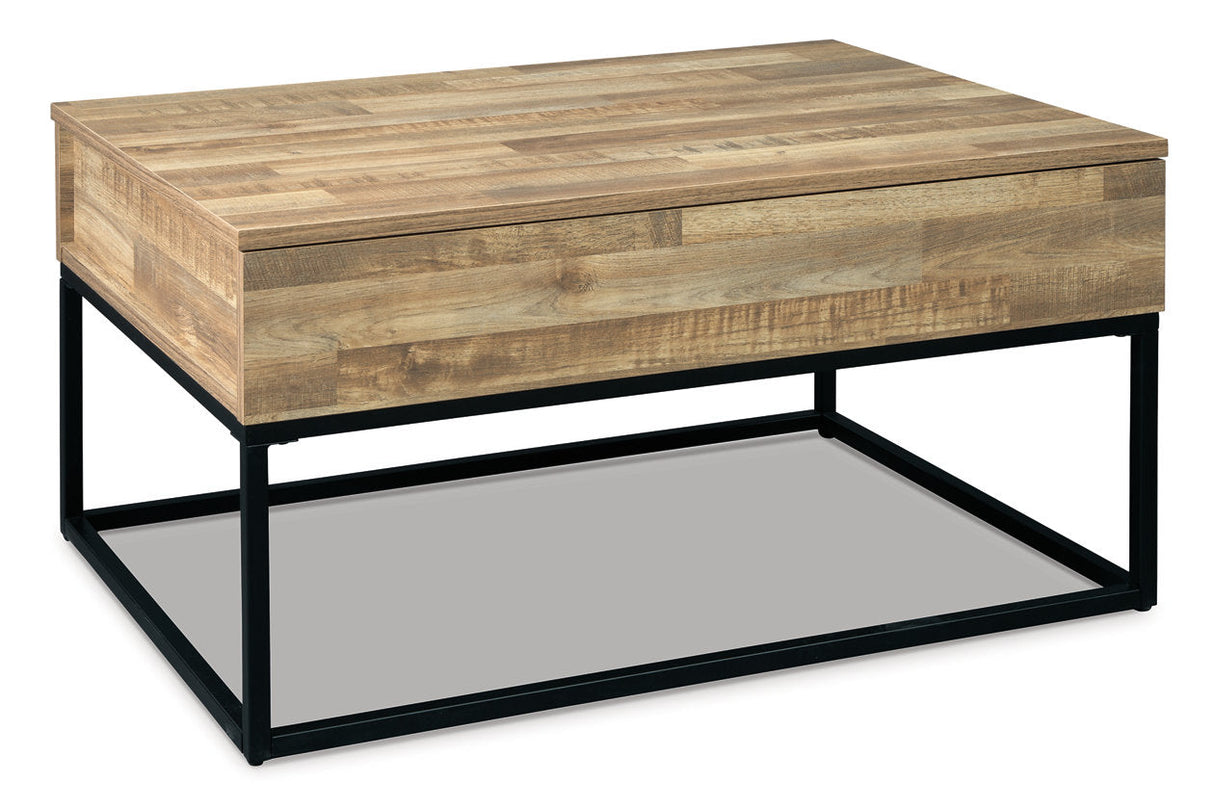 Gerdanet Natural Coffee Table and 2 End Tables