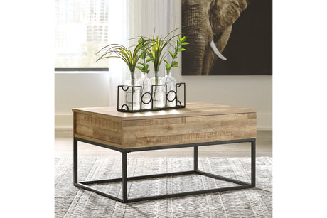 Gerdanet Natural Lift-Top Coffee Table